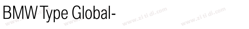 BMW Type Global字体转换